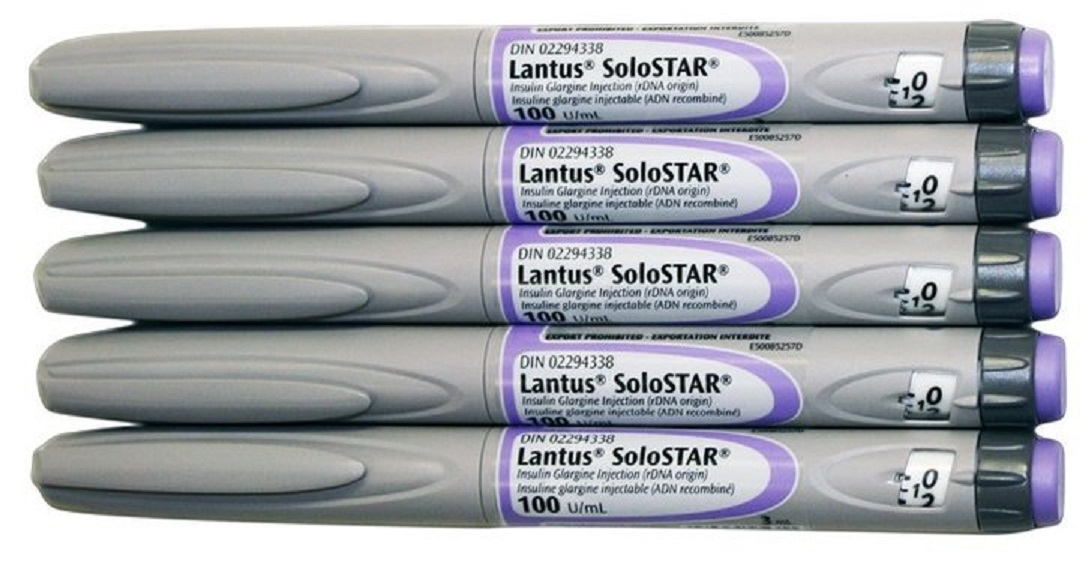 Lantus Insulin Solostar Pen 100 U Ml 3 Ml 5 Pack