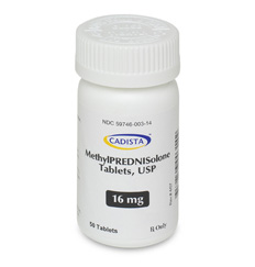 Methylprednisolone 16mg PER TABLET