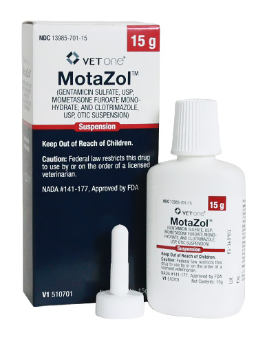 MotaZol Otic Suspension 15g