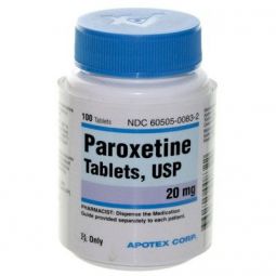Paroxetine 20mg PER TABLET