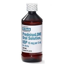 Prednisolone Oral Solution 15mg/5mL 240mL