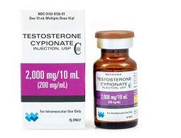 Testosterone Cypionate Inj 200mg/mL, 10 mL