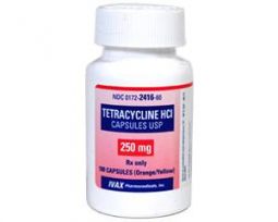 Tetracycline 250mg PER CAPSULE