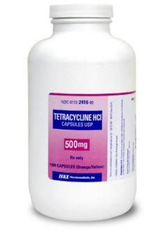 Tetracycline 500mg PER CAPSULE