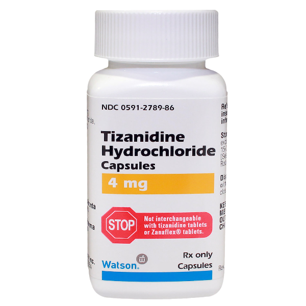 Tizanidine 4mg PER CAPSULE