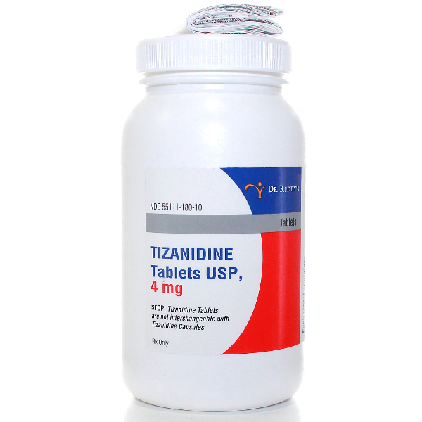 Tizanidine 4mg PER TABLET