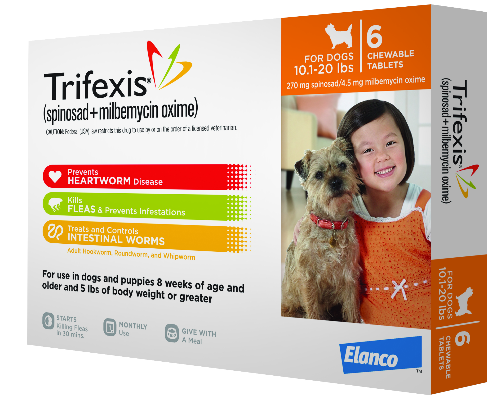 Trifexis 10.1-20lbs 1 Month Supply