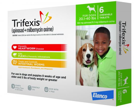 Trifexis 20.1-40lbs 12 Month Supply
