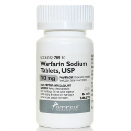 Warfarin Sodium 10mg PER TABLET
