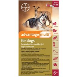 Advantage Multi for Dogs 20.1-55 lbs 6 Month