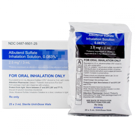 Can You Use Expired Albuterol Vials Albuterol 0 083 Inhalation Solution 2 5mg 3ml 25 Vials