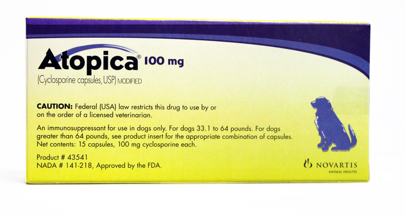 Atopica Blue 100mg 15 Capsules