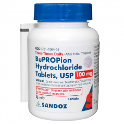 Bupropion HCl 100mg PER TABLET