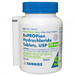 Bupropion HCl 75mg PER TABLET