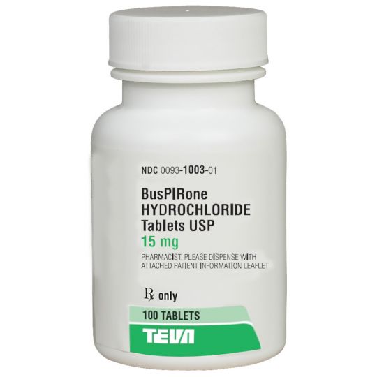 buspirone hcl 15mg per tablet