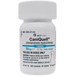CaniQuell (Generic Clomicalm) Tablets 20mg 30 Count