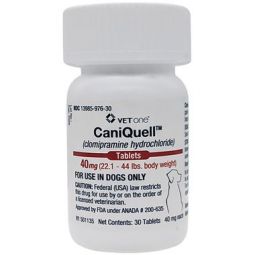 CaniQuell (Generic Clomicalm) Tablets 40mg 30 Count