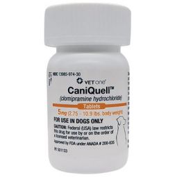 CaniQuell (Generic Clomicalm) Tablets 5mg 30 Count