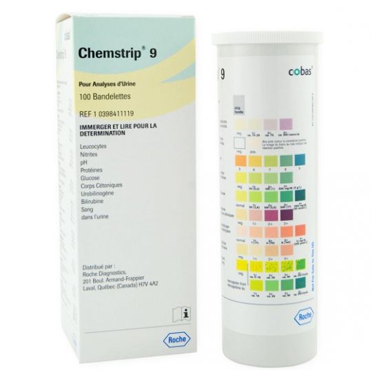 Roche Chemstrip 10 Color Chart