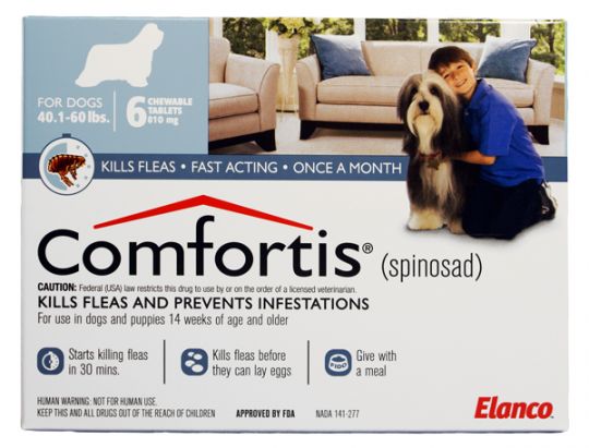 comfortis for dogs 20 40 lbs
