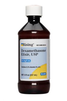 Dexamethasone Elixir 0.5mg/5mL 237mL Bottle