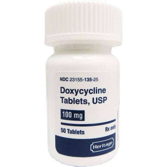 Doxycycline monohydrate 100mg tablet