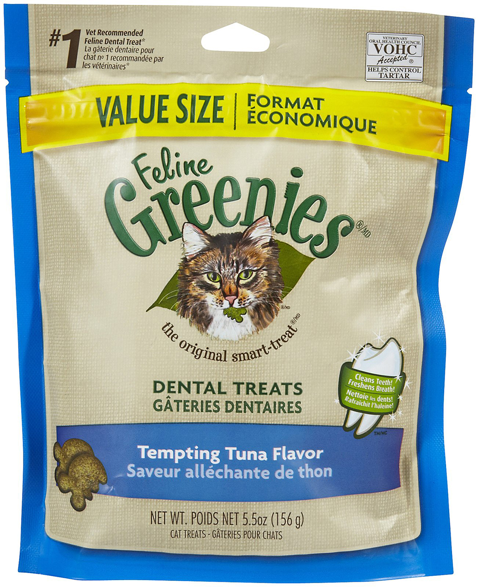 Greenies Feline Dental Treats Tempting Tuna 5.5oz