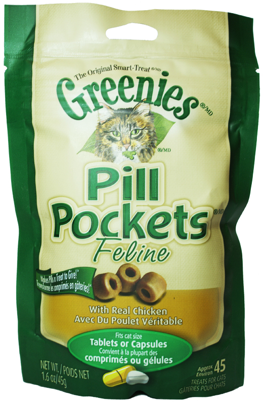 Greenies Pill Pockets For Cats Chicken (1.6 oz) 45 ct