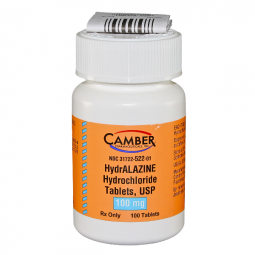 Hydralazine HCl 100mg 100 Tablets
