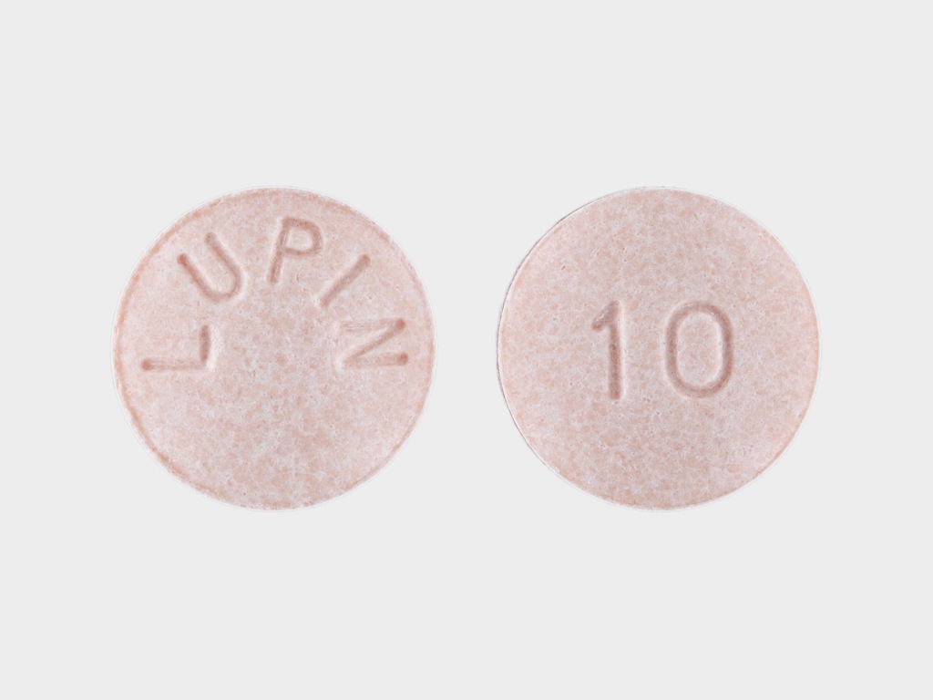 how much is lisinopril 10 mg