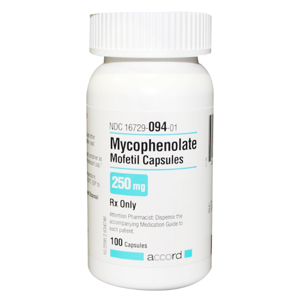 Mycophenolate Mofetil 250 mg PER CAPSULE