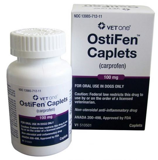 carprofen caplets 100 mg for dogs