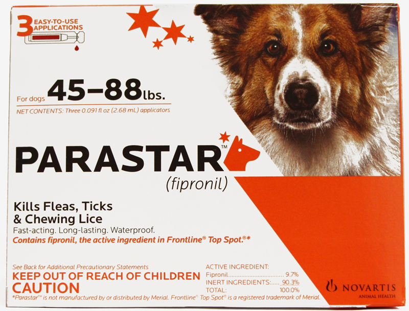 Parastar For Dogs [4-22 Lbs] – 3-Count Flea & Tick Treatment