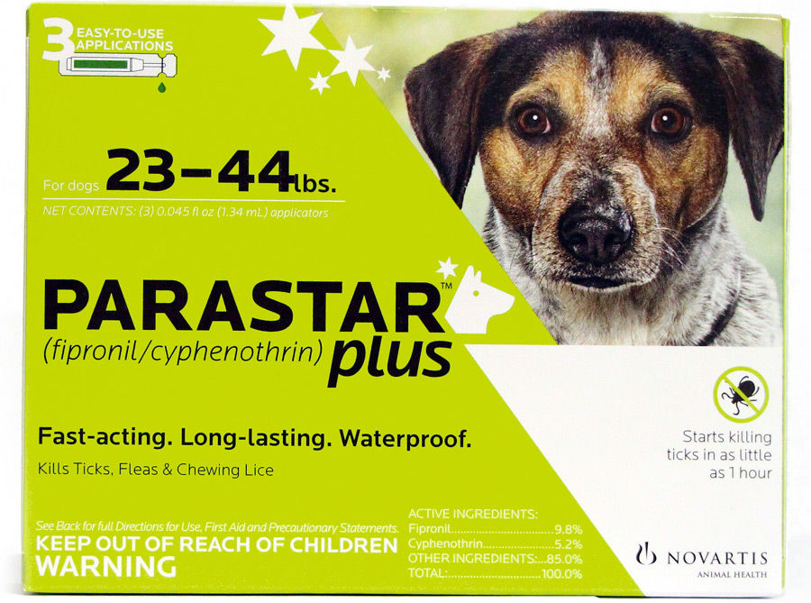 Parastar Plus for Dogs 23 44 lbs 3 Month