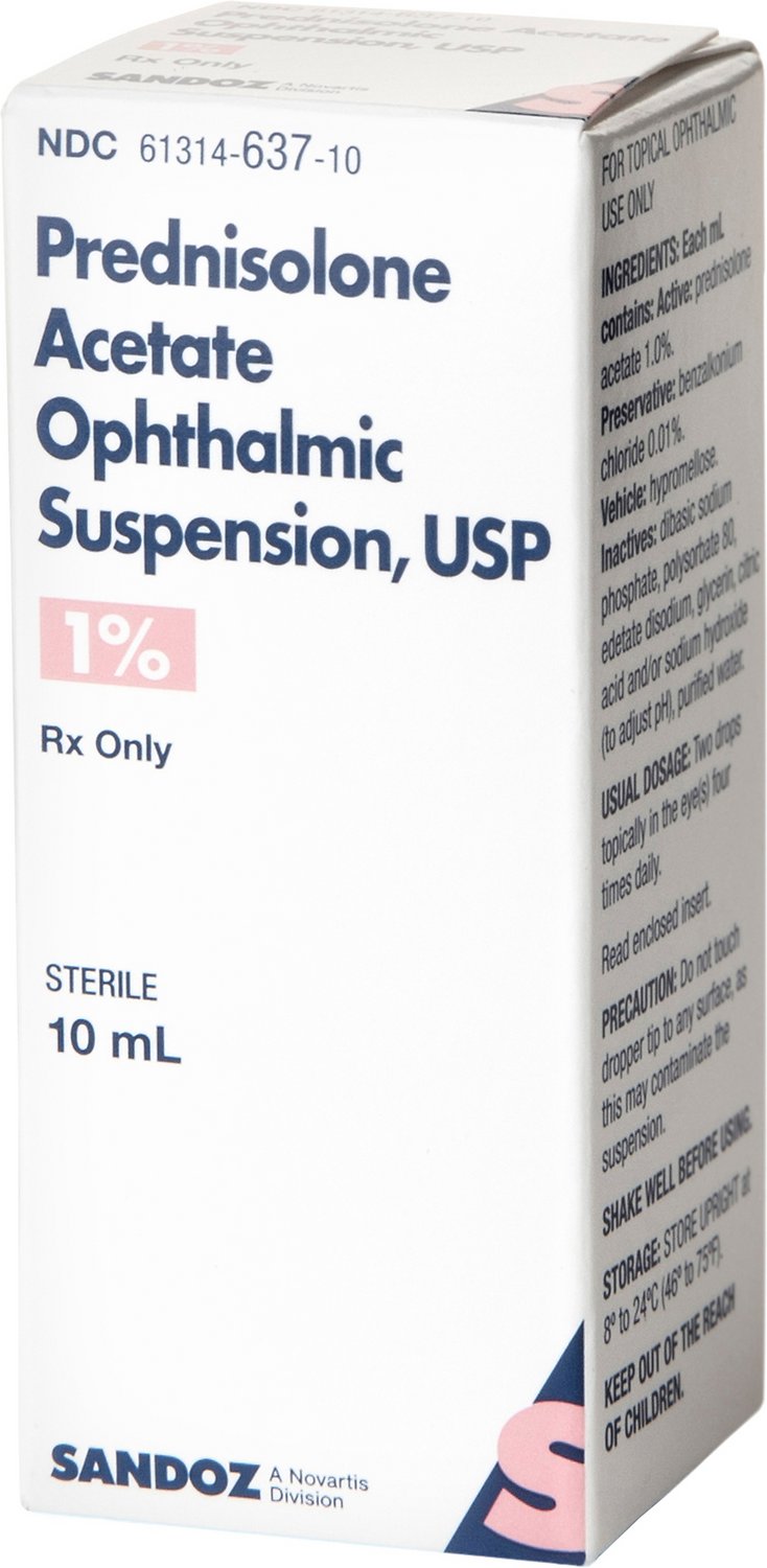 Prednisolone Acetate 1 Ophthalmic Susp. 10 mL