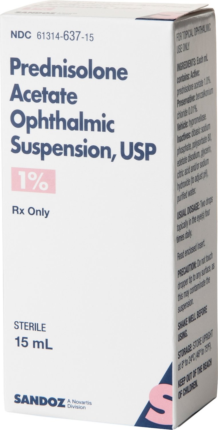 Prednisolone Acetate 1 Ophthalmic Susp. 15 mL