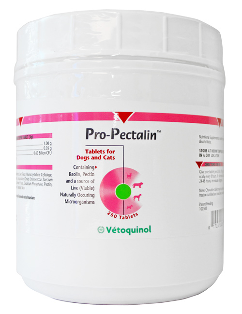 ProPectalin AntiDiarrheal Tablets for Dogs & Cats 250 ct