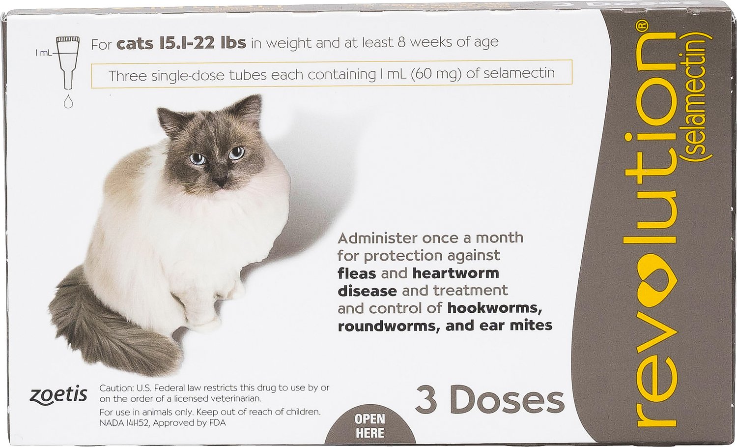 Revolution for cats deals over 15 lbs