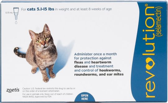 Revolution For Cats to 15 lbs (1 Month)