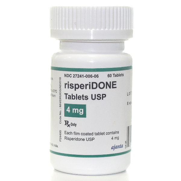Risperidone 4mg 60 Tablets