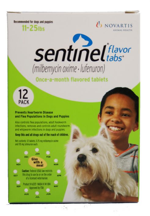 Sentinel spectrum green shop 12 pack
