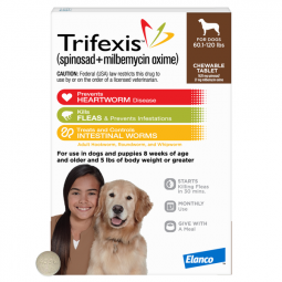Trifexis For Dogs 60.1-120 lbs 1 Month