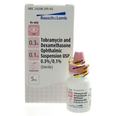 Tobramycin/Dexamethasone Ophthalmic 0.3%/0.1% 5 Ml