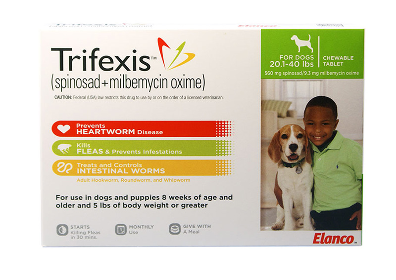 Trifexis 20.140lbs 1 month (1 tablet)