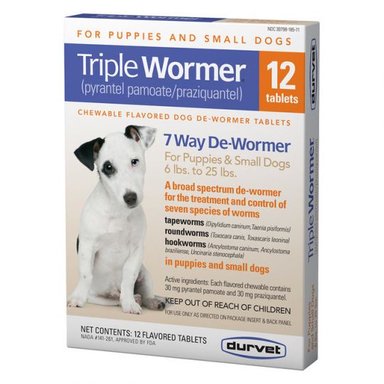 Triple Wormer For Large Dogs 12ct Large Dogs Wormer Hookworms In Dogs
