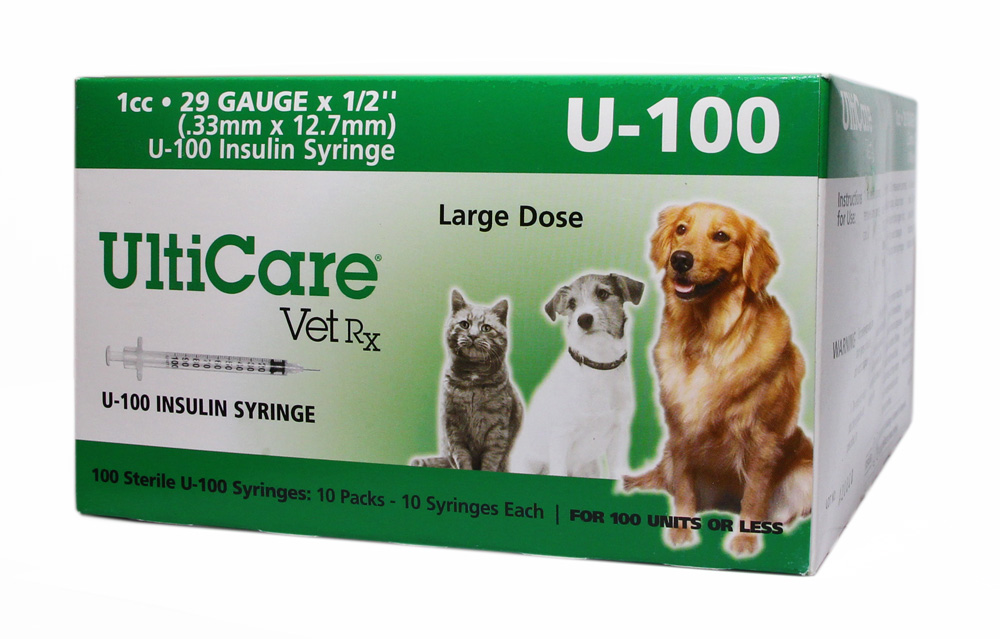 U 100 Insulin Syringes 1cc 29 Gauge 1 2 Large Dose 100 Ct