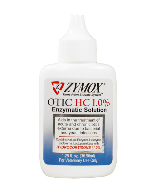 Zymox Otic 1.25oz with Hydrocortisone 1.0
